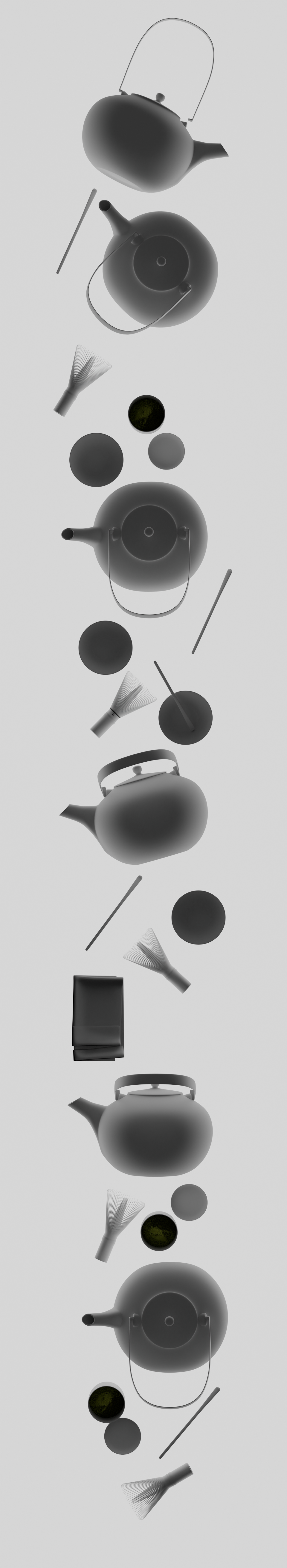 Tea ceremony tools timeline